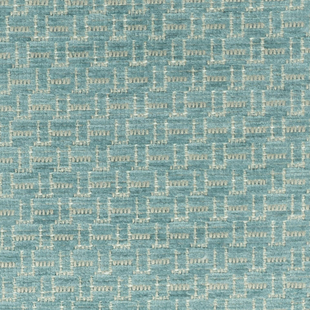 Banville 3 Aqua by Stout Designer Fabric LIVING IS EASY SPRING/SPA 44%ACR 32%SVI 10%POL 8%LIN 6%COT TURKEY CATB 117-2013 WYZENBEEK 5 000 DOUBLE RUB WEAR TEST Horizontal: 0.750 and Vertical: 0.750 54 in - Swanky Fabrics -
