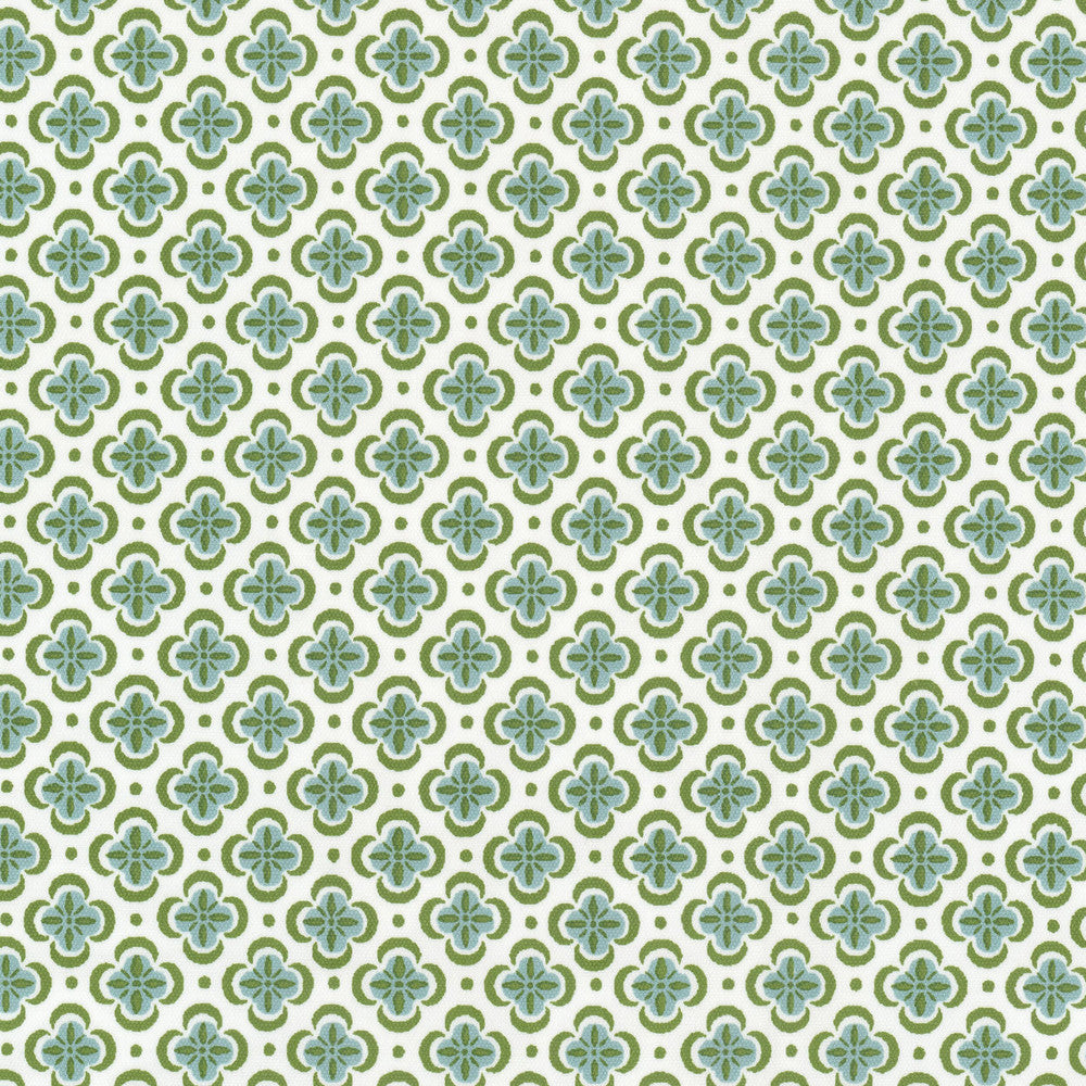 Basilica 3 Spring by Stout Designer Fabric RAINBOW LIBRARY SAGE/CYPRESS 100%COT INDIA Horizontal: 1.500 and Vertical: 1.500 54 in - Swanky Fabrics -