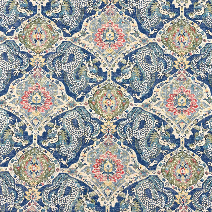 Bastian Bluegreen by Magnolia Designer Fabric - 100% Cotton Pakistan 50000 Horizontal: 26.88 and Vertical: 24.5 54.4 - Swanky Fabrics -