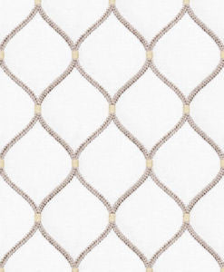Batik Ivory Gold by Norbar Designer Fabric PRISM ELEMENTS 52 COT/18 POLY/4 LIN/26 RAY 6 3/4"V - 4"H 52 - Swanky Fabrics -