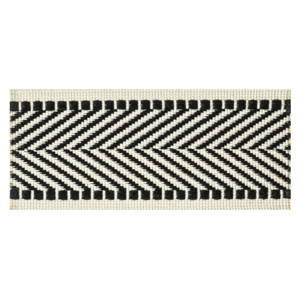 Baton 2 Jet by Stout Designer Trim VISIONS OF COLOR TRIM 90%SVI 10%POL TURKEY Horizontal: 0.250 and Vertical: 0.000 1.5 in - Swanky Fabrics -