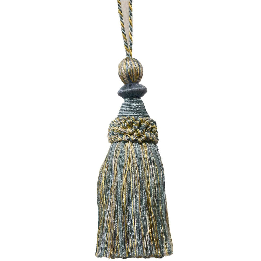 Battersea 13 Cornflower by Stout Designer Trim ART OF DESIGN TRIM-2 TASSEL FRINGE 100%SVI CHINA Horizontal: 0 and Vertical: 0 5.5 in - Swanky Fabrics -