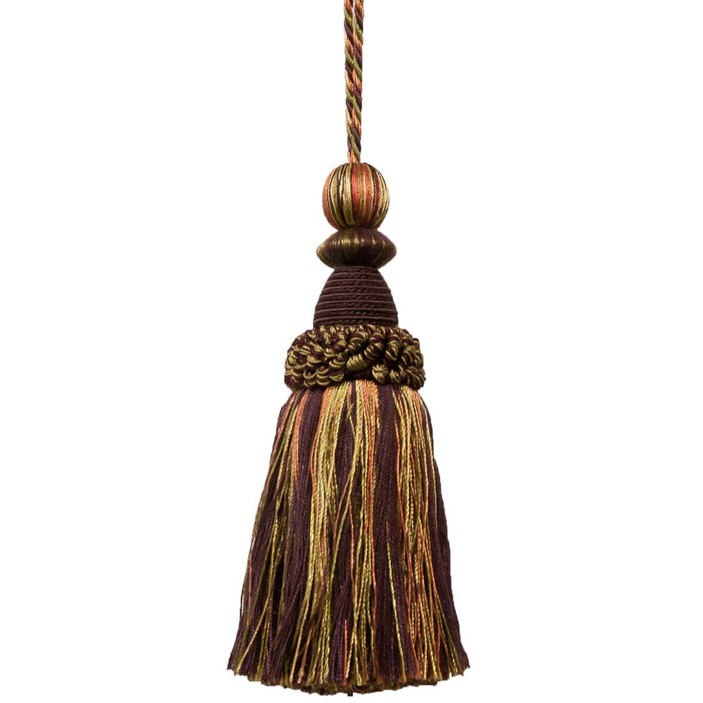 Battersea 17 Eggplant by Stout Designer Trim ART OF DESIGN TRIM-2 TASSEL FRINGE 100%SVI CHINA </p><p>Repeat: 0 5.5 in - Swanky Fabrics -