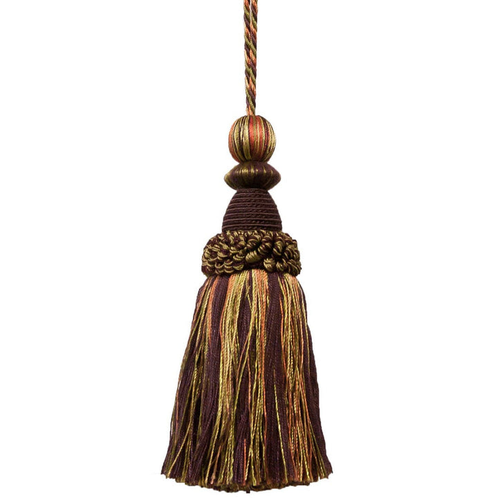 Battersea 17 Eggplant by Stout Designer Trim ART OF DESIGN TRIM-2 TASSEL FRINGE 100%SVI CHINA </p><p>Repeat: 0 5.5 in - Swanky Fabrics -