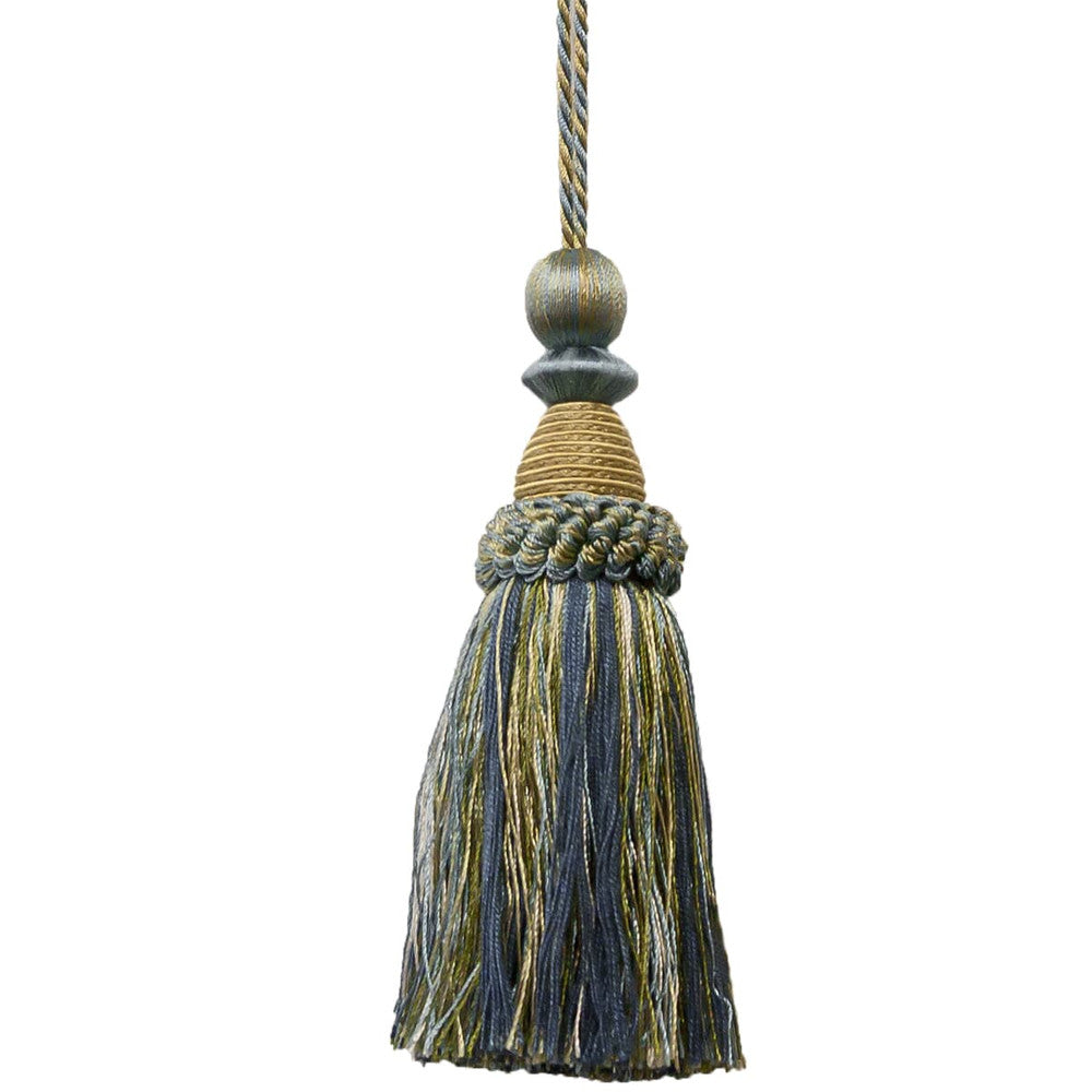 Battersea 23 Marine by Stout Designer Trim ART OF DESIGN TRIM-2 TASSEL FRINGE 100%SVI CHINA </p><p>Repeat: 0 5.5 in - Swanky Fabrics -