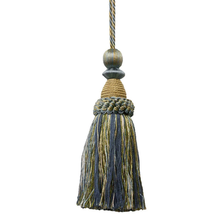 Battersea 23 Marine by Stout Designer Trim Art Of Design Trim-2 Tassel Fringe 100% Spun Viscose CHINA Horizontal: 0 and Vertical: 0 5.5 in - Swanky Fabrics -