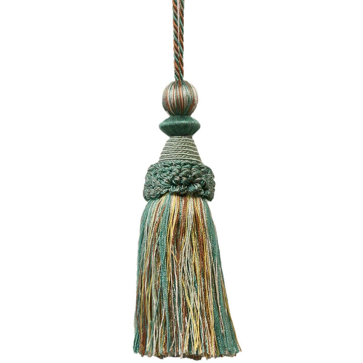 Battersea 27 Pacific by Stout Designer Trim ART OF DESIGN TRIM-2 TASSEL FRINGE 100%SVI CHINA </p><p>Repeat: 0 5.5 in - Swanky Fabrics -