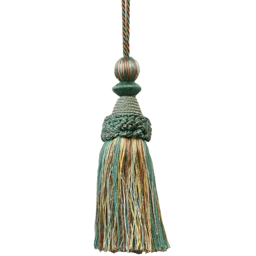 Battersea 27 Pacific by Stout Designer Trim ART OF DESIGN TRIM-2 TASSEL FRINGE 100%SVI CHINA PERFORMANCE RATED FABRIC WYZENBEEK 42 000 DOUBLE RUB WEAR TEST (HEAVY DUTY) FLAME RETARDANT-U.F.A.C. CLASS 1 CATB 117-2013 Horizontal: 0.000 and Vertical: 0.000 5.5 in - Swanky Fabrics -