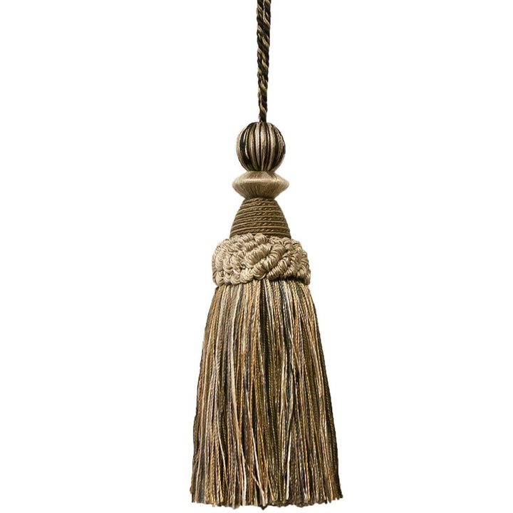 Battersea 36 Carbon by Stout Trim Stout Trim Battersea 36 CarbonTrim ART OF DESIGN TRIM-2 TASSEL FRINGE CHINA </p><p>Repeat: H: 0.000, V: 0.000 5.5 in - Fabric Carolina -