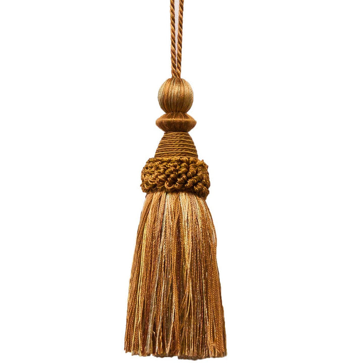 Battersea 37 Nutmeg by Stout Trim Stout Trim Battersea 37 NutmegTrim ART OF DESIGN TRIM-2 TASSEL FRINGE CHINA </p><p>Repeat: H: 0.000, V: 0.000 5.5 in - Fabric Carolina -