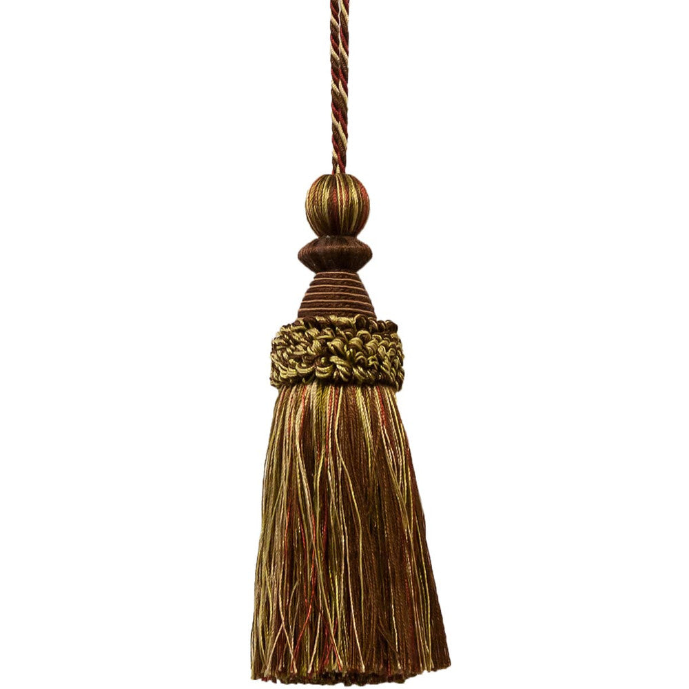 Battersea 38 Woodland by Stout Designer Trim ART OF DESIGN TRIM-2 TASSEL FRINGE 100%SVI CHINA Horizontal: 0 and Vertical: 0 5.5 in - Swanky Fabrics -