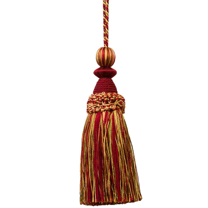 Battersea 40 Cardinal by Stout Designer Trim ART OF DESIGN TRIM-2 TASSEL FRINGE 100%SVI CHINA Horizontal: 0 and Vertical: 0 5.5 in - Swanky Fabrics -