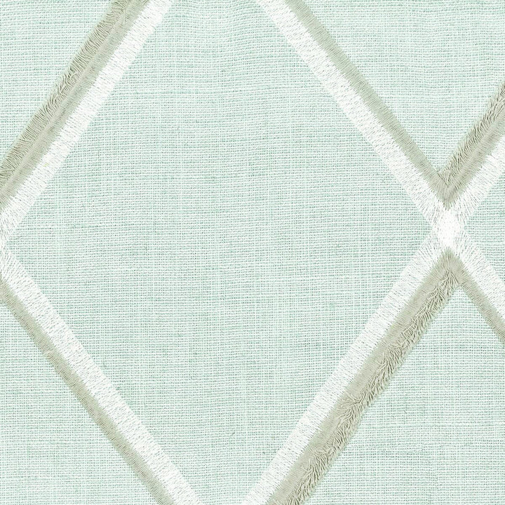 Baxley 1 Spa by Stout Designer Fabric COLOR MY WINDOW OCEAN/WAVE 40%SVI 28%POL 20%COT 12%LIN INDIA FLAME RETARDANT-N.F.P.A. 260A CLASS 1 CATB 117-2013 WYZENBEEK 10 000 DOUBLE RUB WEAR TEST (MEDIUM DUTY) </p><p>Repeat: 9.75 55 in - Swanky Fabrics -