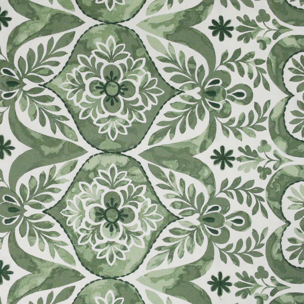 Bayrum 4 Fern by Stout Designer Fabric RAINBOW LIBRARY PEAR/JUNGLE 100%COT %PEMB INDIA Horizontal: 7.875 and Vertical: 25.500 51 in - Swanky Fabrics -