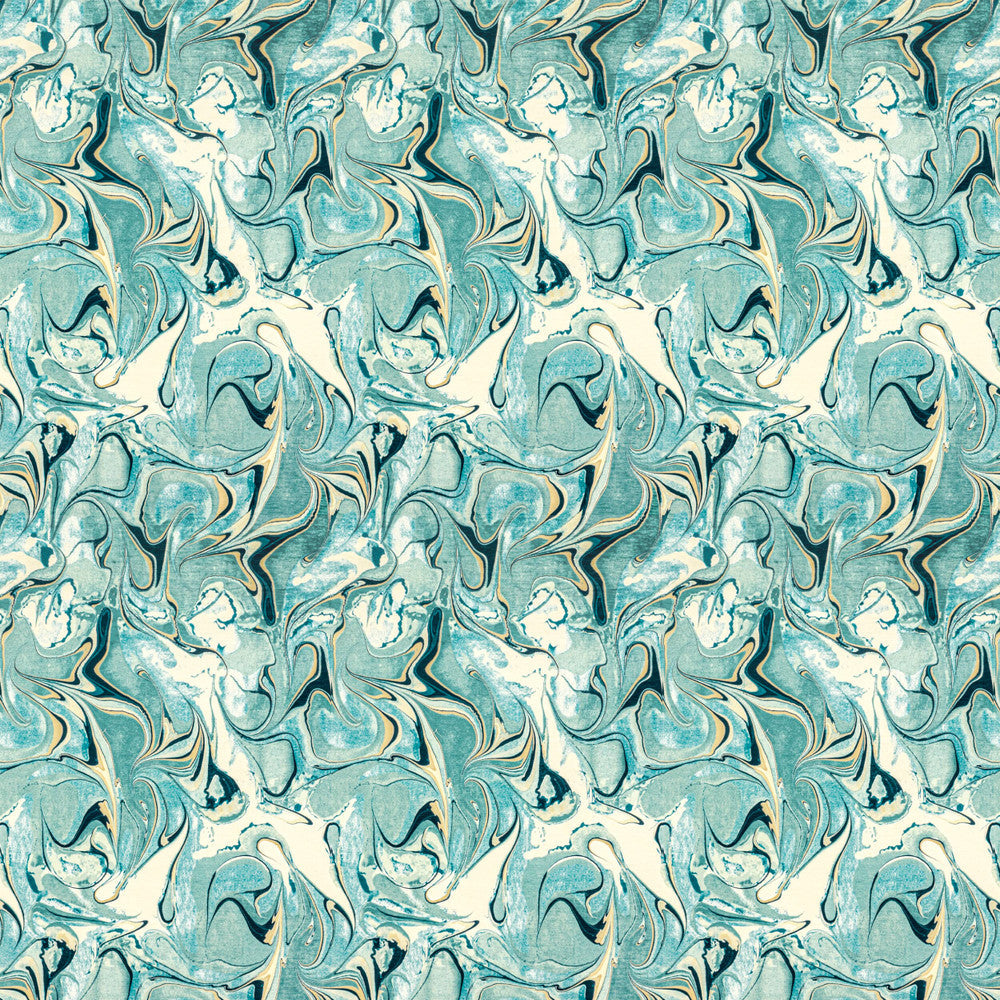 Baywood 3 Slate by Stout Designer Fabric COMFORTABLE LIVING SPRAY/OCEAN 100%POL CHINA Horizontal: 18.000 and Vertical: 28.000 54 in - Swanky Fabrics -