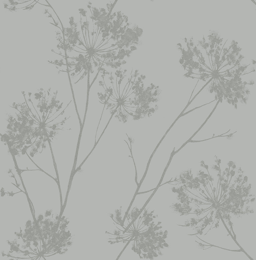 Wild Grass Silversmoke BD50210 by Seabrook Designs Designer Wallpaper