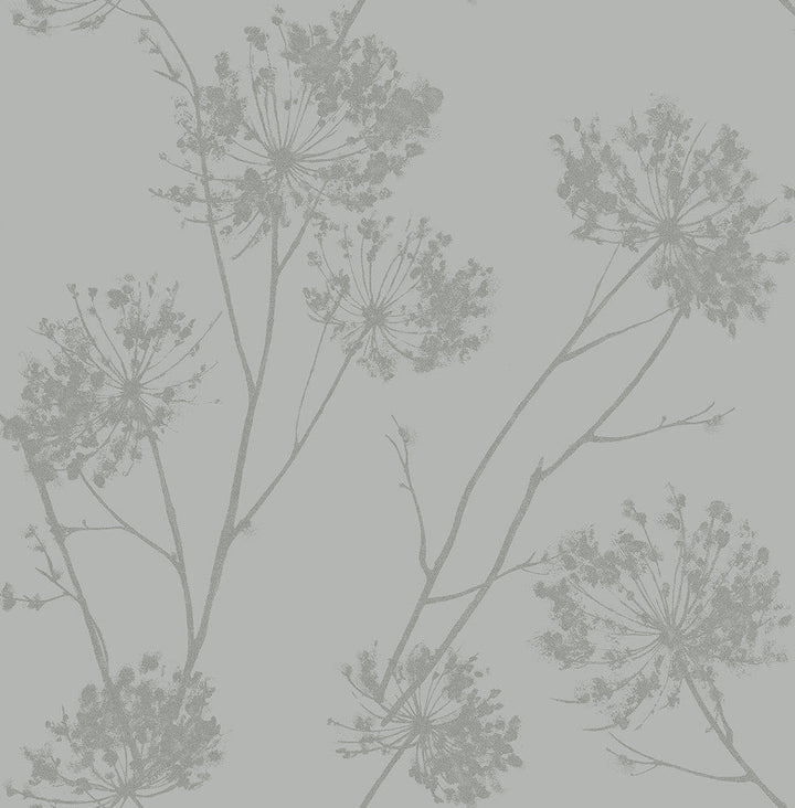 Wild Grass Silversmoke BD50210 by Seabrook Designs Designer Wallpaper