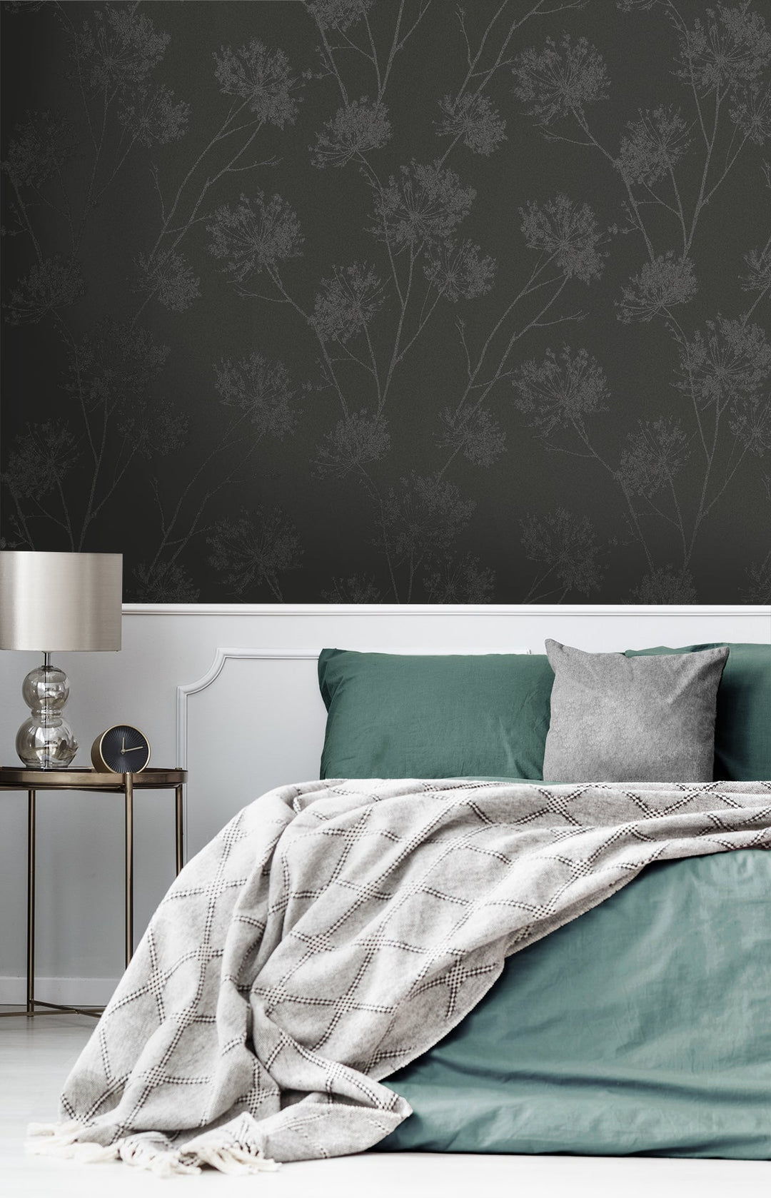 Wild Grass Midnight Galaxy BD50220 by Seabrook Designs Designer Wallpaper