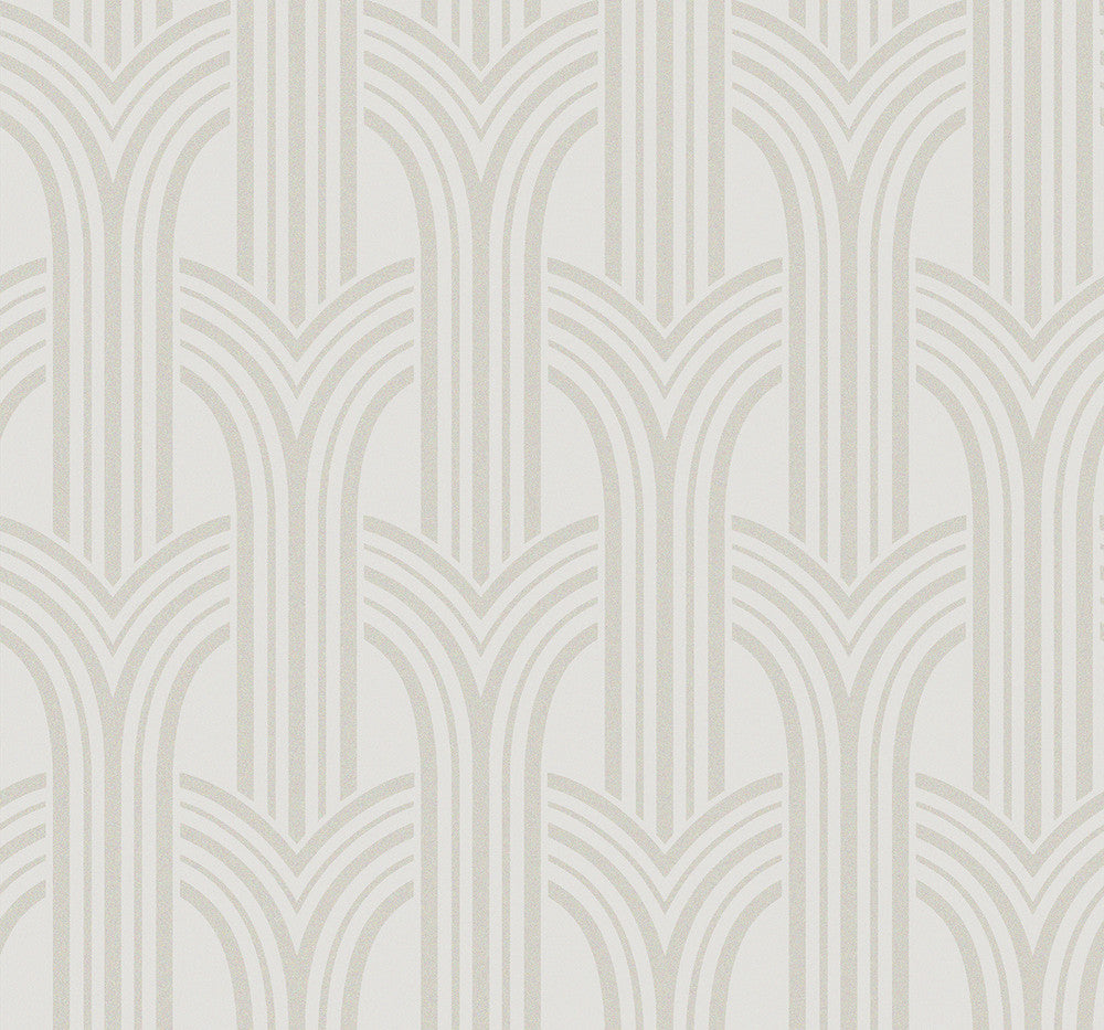 Déco Arches Pearlescent BD50400 by Seabrook Designs Designer Wallpaper
