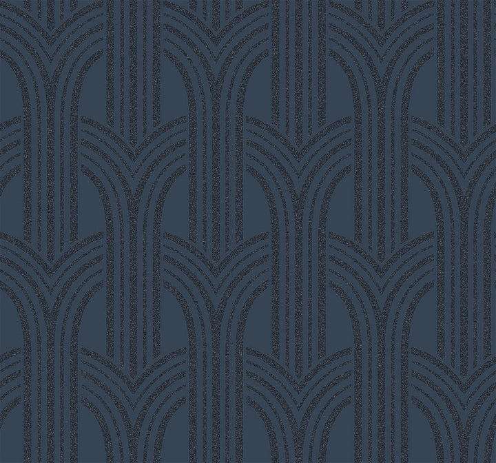 Déco Arches Antique Gold & Pearl BD50406 by Seabrook Designs Designer Wallpaper