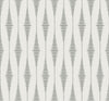 Seabrook Designs Wallpaper Diamond Stripe Celestial Blue & Pearl BD50602