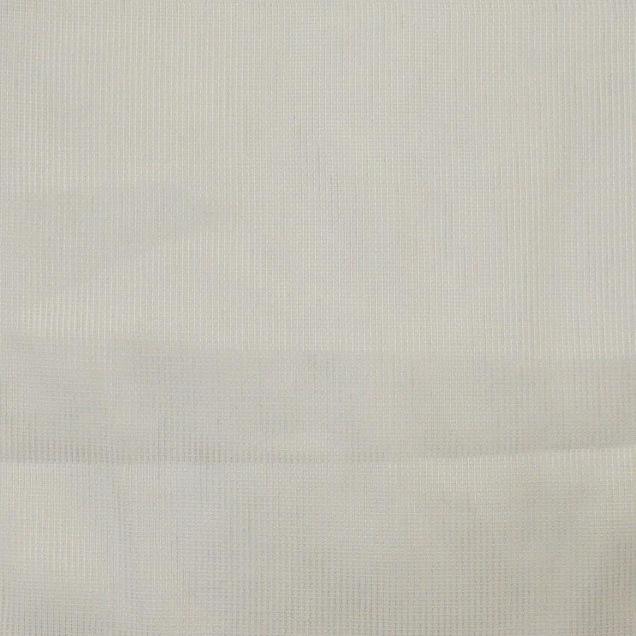 Benvolio # 643 Pearl by Maxwell Designer Fabric Sheer Textures 100% POLYESTER TURKEY 118" - Swanky Fabrics -