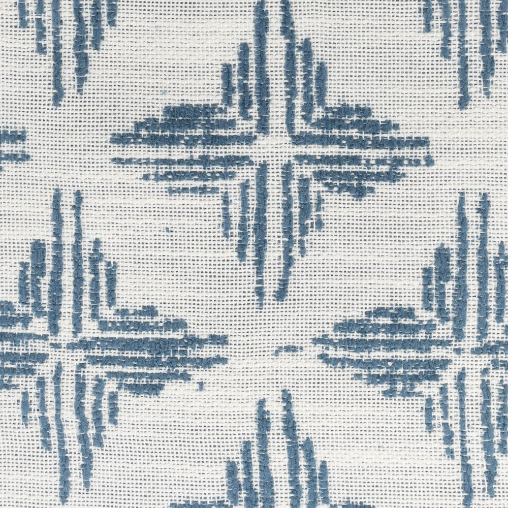 Bedazzle 3 Sky by Stout Designer Fabric LIVING IS EASY BREEZE/SKY 100%UV USA WYZENBEEK 50 000 DOUBLE RUB WEAR TEST (HEAVY DUTY) Horizontal: 4.750 and Vertical: 4.875 55.5 in - Swanky Fabrics -