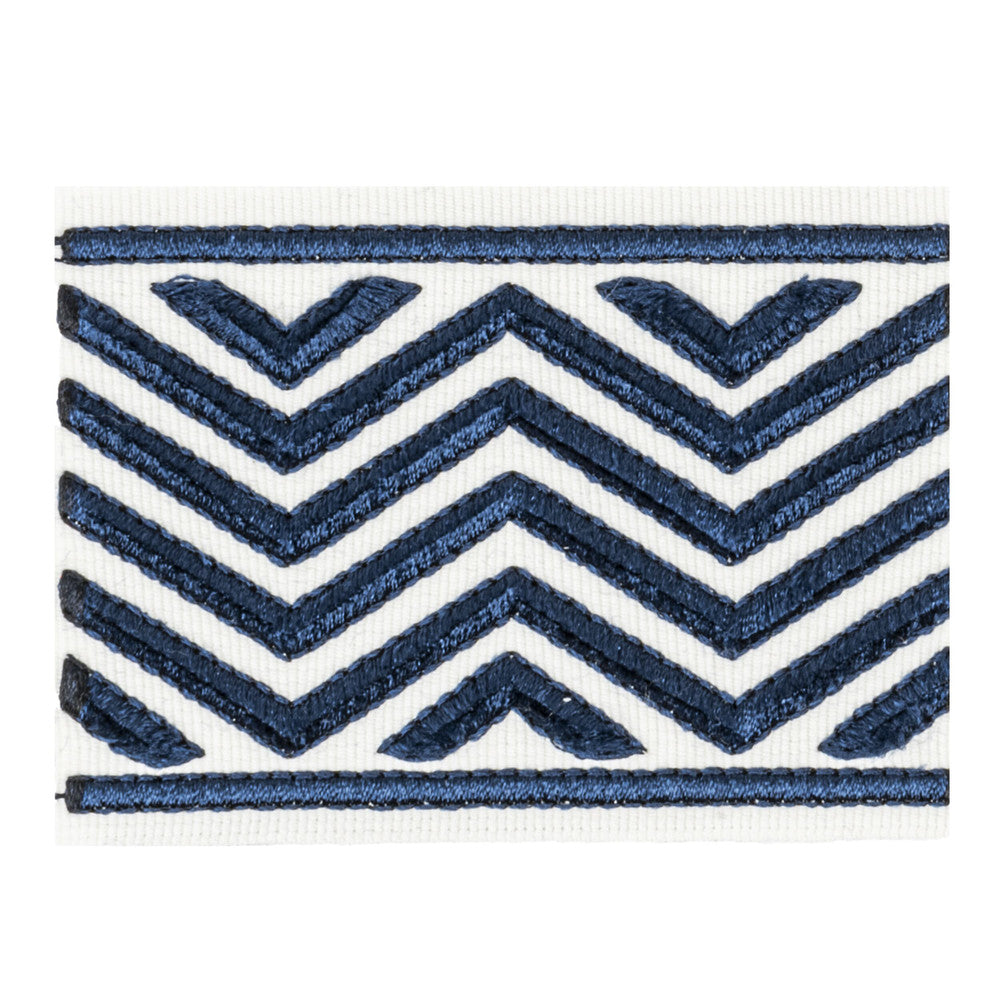 Beethoven 1 Navy by Stout Trim Stout Trim Beethoven 1 NavyTrim VISIONS OF COLOR TRIM TURKEY </p><p>Repeat: H: 1.875, V: 0.000 3.13 in - Fabric Carolina -
