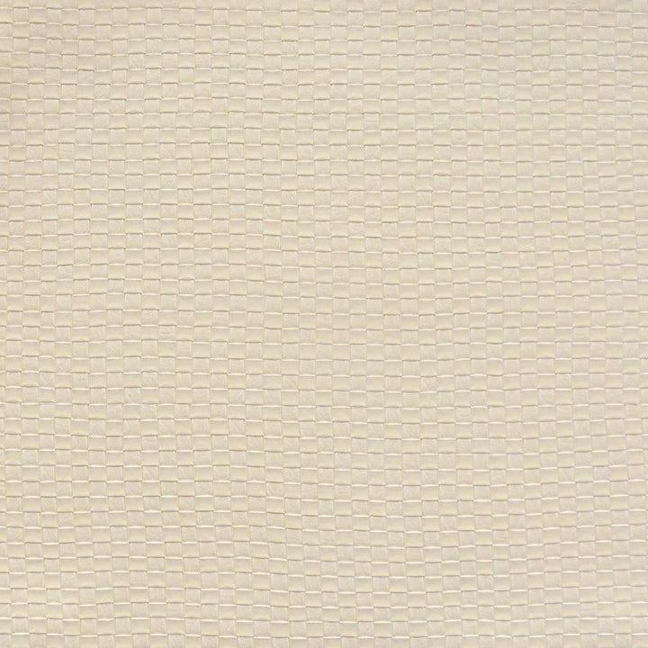 Basketry # 761 Buttercream by Maxwell Designer Fabric Easy Rider Viii FACE: 100% PVC KOREA V-0.75" H-0.75" 54" - Swanky Fabrics -