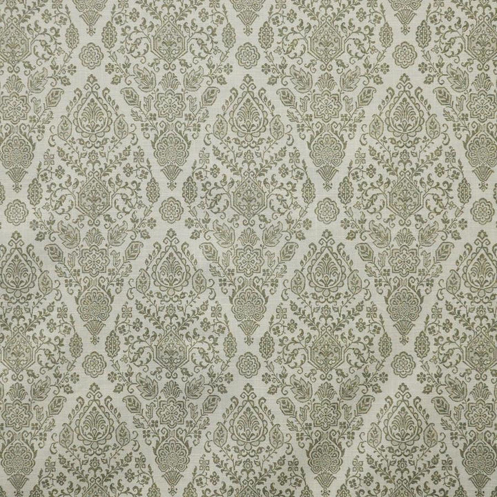 Bethnal # 321 Eucalyptus by Maxwell Designer Fabric Color Theory-Vol.Vii Jungle Room 100% COTTON SPAIN V-9" H-9" 54" - Swanky Fabrics -