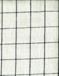 Bendel Domino 955 by Norbar Designer Fabric LINCHEX 100% LINEN INDIA 2"V 2"H 54" - Swanky Fabrics -
