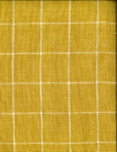 Bendel Yolk 147 by Norbar Designer Fabric LINCHEX 100% LINEN INDIA 2"V 2"H 54" - Swanky Fabrics -
