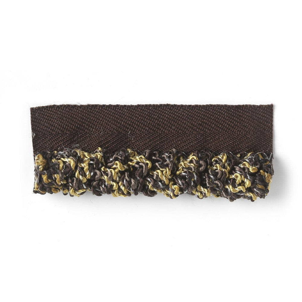 Beni 8 Charcoal by Stout Designer Trim Bedazzle Trim 88% Spun Viscose 12% Polyester CHINA Horizontal: 0 and Vertical: 0 0.63 in - Swanky Fabrics -
