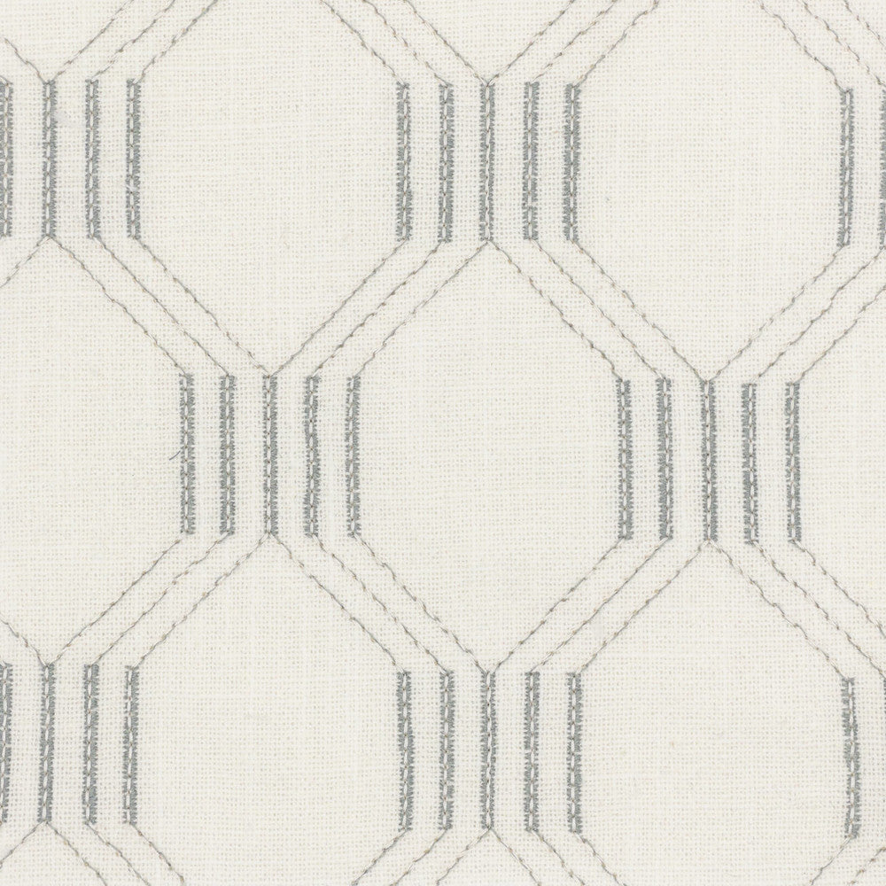 Bertalia 1 Marine by Stout Designer Fabric COLOR MY WINDOW AQUA/HARBOR 100%COT INDIA Horizontal: 4.000 and Vertical: 5.000 50 in - Swanky Fabrics -