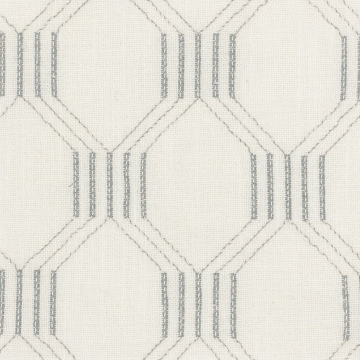 Bertalia 1 Marine by Stout Designer Fabric COLOR MY WINDOW AQUA/HARBOR 100%COT INDIA Horizontal: 4.000 and Vertical: 5.000 50 in - Swanky Fabrics -