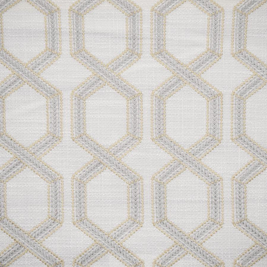 Balustrade # 637 Bijoux by Maxwell Designer Fabric Color Theory-Vol.Viii Tigerseye BASE: 97% POLYESTER
3% LINEN
EMB: 100% POLYESTER INDIA V-4.5" H-4.3" 52" - Swanky Fabrics -