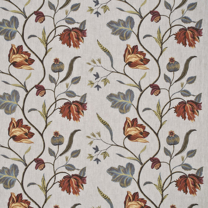 Tulip Tree Linen Pimento by G P & J Baker Fabric G P & J Baker Fabric Tulip Tree Linen PimentoFabric OLEANDER COLLECTION LINEN - 62%;VISCOSE - 38% India </p><p>Repeat: H: 24.428, V: 14.972 49.25 - Fabric Carolina -