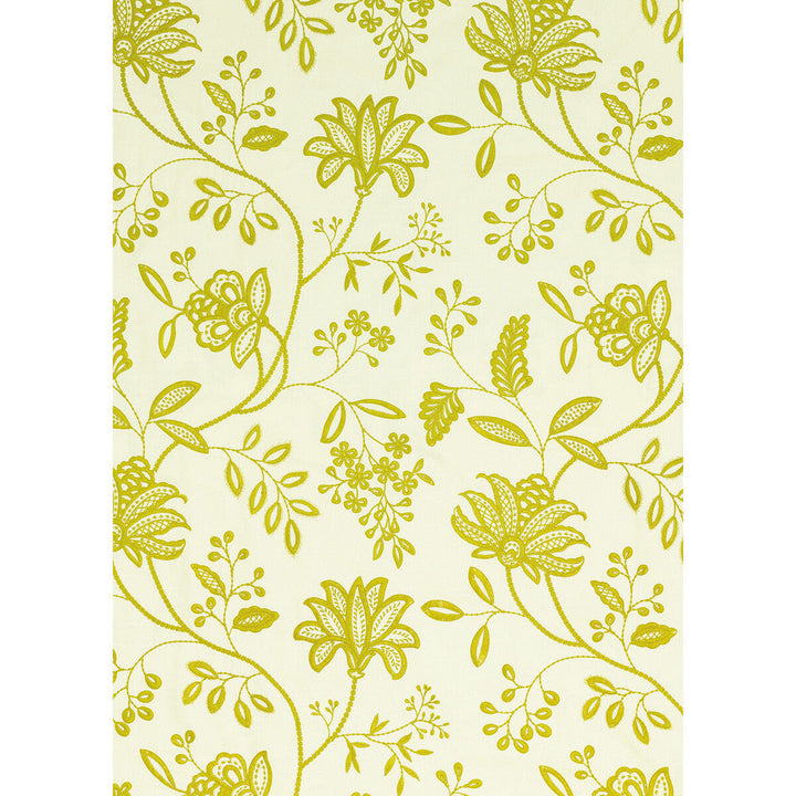 Larkhill Lime by G P & J Baker Designer Fabric LARKHILL LINEN - 65%;POLYESTER - 35% India Horizontal: 25.61 and Vertical: 29.944 51.22 - Swanky Fabrics -