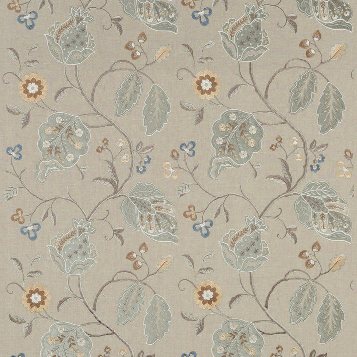Calthorpe Aqua by G P & J Baker Designer Fabric LANGDALE LINEN - 65%;VISCOSE - 35% India - Horizontal: 25.216 and Vertical: 29.944 50.432 - Swanky Fabrics -