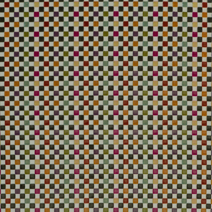 Clarendon Small Check Multi by G P & J Baker Designer Fabric LANGDALE BEMBERG - 52%;COTTON - 48% India - Horizontal: 6.501 and Vertical: 3.152 53.19 - Swanky Fabrics -