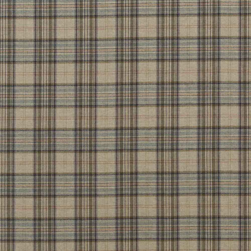 Victoria Plaid Soft Jade by G P & J Baker Designer Fabric HISTORIC ROYAL PALACES MERINO WOOL - 50%;WOOL - 50% United Kingdom Horizontal: 6.501 and Vertical: 7.092 58.706 - Swanky Fabrics -