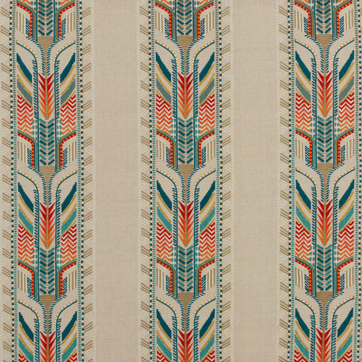 Trebizond Teal by G P & J Baker Designer Fabric EAST TO WEST LINEN - 100% India - Horizontal: 16.548 and Vertical: 15.366 49.644 - Swanky Fabrics -