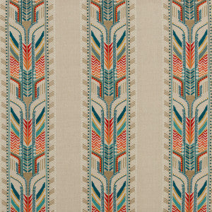 G P & J Baker Fabric Trebizond Teal