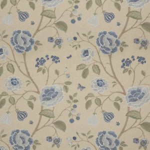 G P & J Baker Fabric Lillington Soft Blue