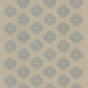 G P & J Baker Fabric Kersloe Soft Blue
