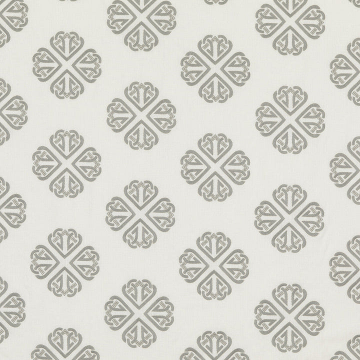 Kersloe Soft Grey by G P & J Baker Designer Fabric KESWICK EMBROIDERIES LINEN - 57%;POLYESTER - 38%;RAYON - 5% India - Horizontal: 17.73 and Vertical: 11.82 53.19 - Swanky Fabrics -