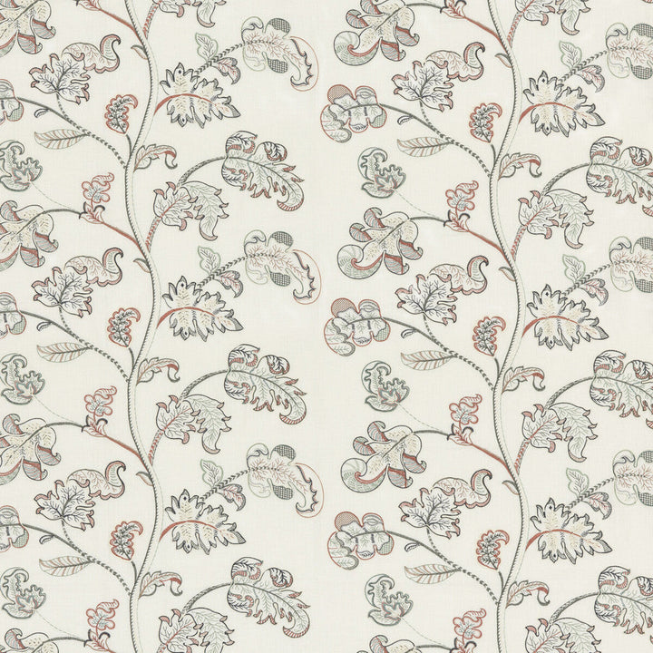 Alderwood Blush by G P & J Baker Designer Fabric KESWICK EMBROIDERIES LINEN - 65%;RAYON - 35% India Horizontal: 26.004 and Vertical: 15.76 52.008 - Swanky Fabrics -