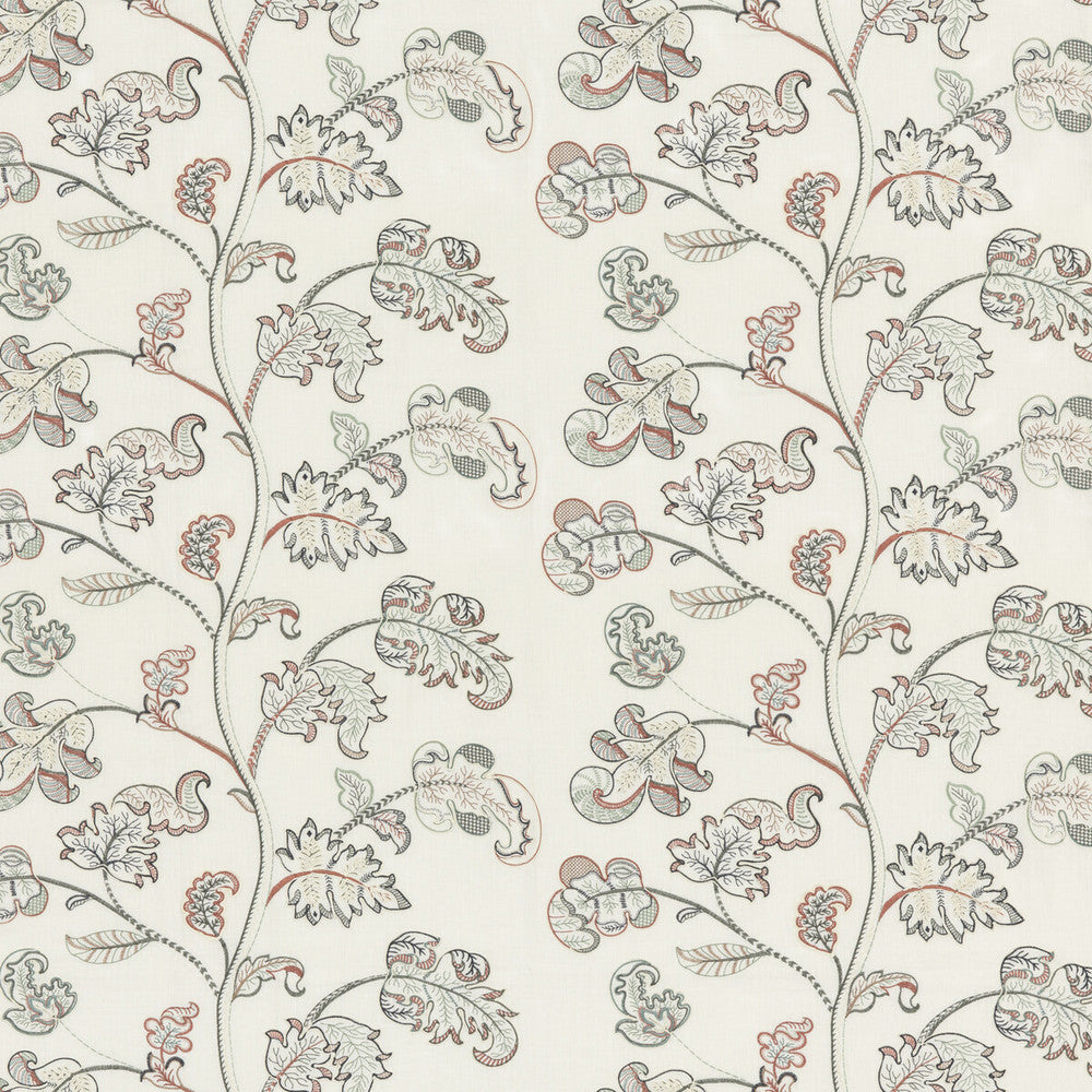 Alderwood Blush by G P & J Baker Designer Fabric KESWICK EMBROIDERIES LINEN - 65%;RAYON - 35% India - Horizontal: 26.004 and Vertical: 15.76 52.008 - Swanky Fabrics -