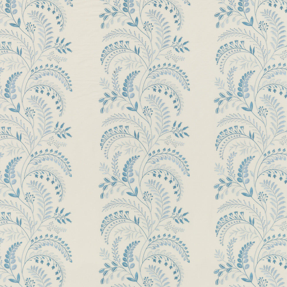 Pennington Soft Blue by G P & J Baker Designer Fabric SIGNATURE PRINTS LINEN - 44%;COTTON - 26%;VISCOSE - 24%;POLYESTER - 6% India - Horizontal: 17.336 and Vertical: 12.608 52.008 - Swanky Fabrics -