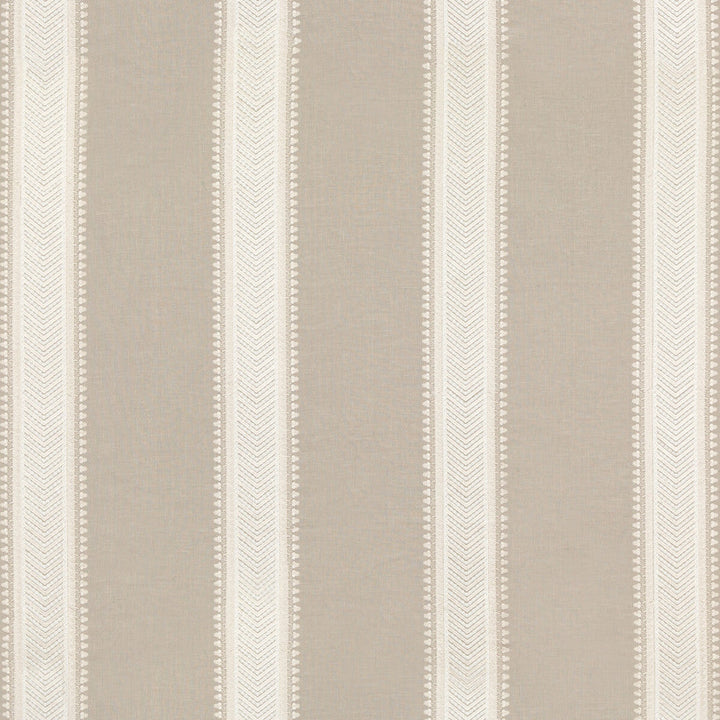 Kerris Stripe Dove by G P & J Baker Designer Fabric ARTISAN II LINEN - 54%;VISCOSE - 24%;SPUN VISCOSE - 13%;SPUN POLYESTER - 9% India Horizontal: 12.411 and Vertical: 49.644 - Swanky Fabrics -